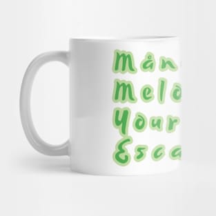 Måneskin Melodies, Your Daily Escape. Mug